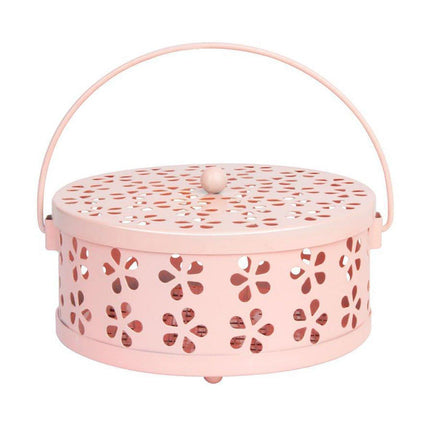 Iron Mosquito Incense Box Fireproof Tray Stand Indoor Household Incense Holder