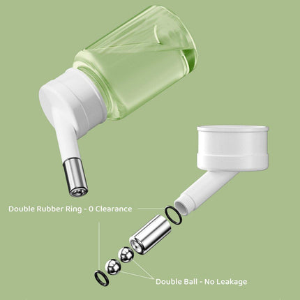Pet Water Bottle for Hamster Guinea Pig Rabbit Vacuum Drinking Feeder Kettle