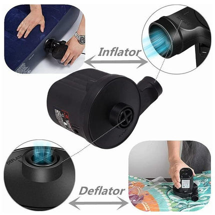 12V/240V Electric Air Pump Inflator Deflator Pumps for Airbed Bed Mattress Pool Aimall