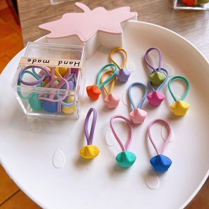 Hair Band Child Accessories Elastic Multi Colour Fashion Girls Small - Aimall