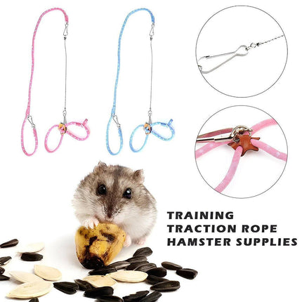 Hamster Traction Rope Anti Bite Mouse Walking Leash Windproof Outdoors Safe - Aimall