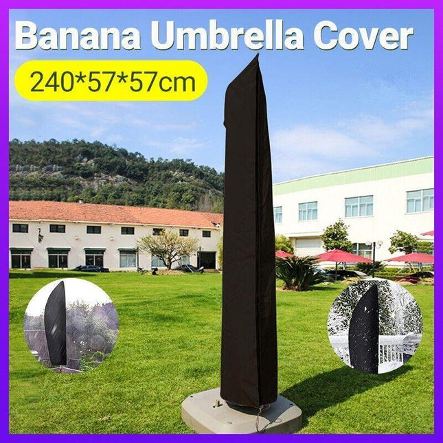 Durable Cantilever Outdoor Garden Patio Shield Parasol Banana Umbrella Cover AU - Aimall