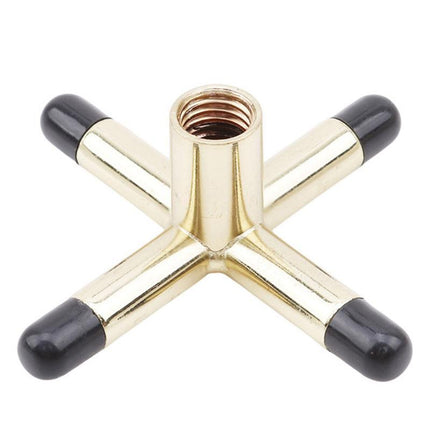 2PCS Pool Snooker Billiard Table Cue rest cross And spider jigger brass Set - Aimall