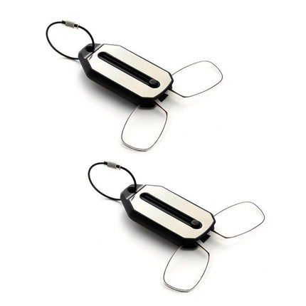 Thin Easy Carry Ultra Nose Clip Optics Presbyopic Ultralight Reading Glasses - Aimall