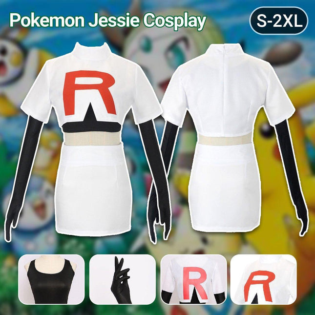 Pokémon Cos Costume Musashimoto Kojiro Xiaozhi Costume Comic-Con Stage Performance Cosplay Spot