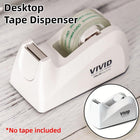 Transparent Tape Dispenser Holder Tape Cutter Refillable Desk Tape Holder