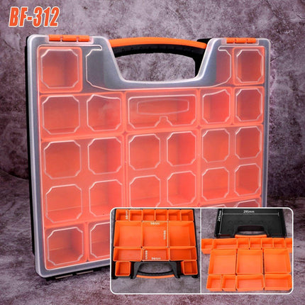 Clear Plastic Storage Box Multi Compartment Organizer for Small Parts Beads