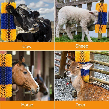 Multifunctional Livestock Brush Massage Scratching and Cleaning Rubbing Brush