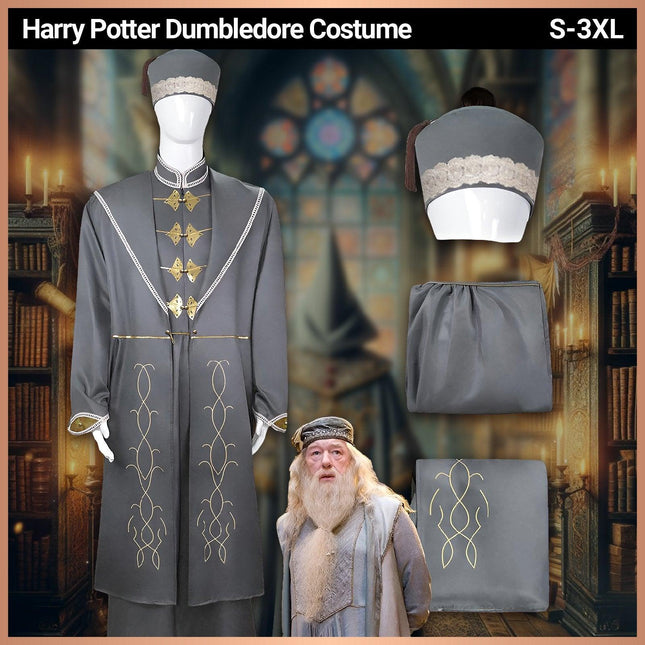 Harry Potter Costume Albus Dumbledore Cos Costume Voldemort Robe Snape Professor Fleur Costume - Aimall
