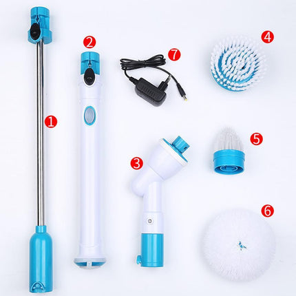 Electric Spin Scrubber Turbo Cleaning Brush Cordless Rechargeable Bathroom