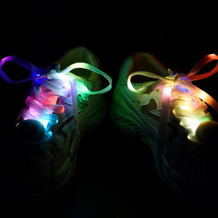 Shoe Laces Light Up Part Shoelaces Glow Multi 5 Colour LED Flash Street Dance - Aimall