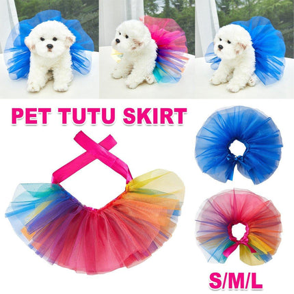 Strappy Pet Skirt Dog Saree Half Skirt Cute Pet Clothing Dress for Dogs Cats