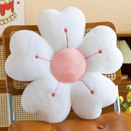 Flower Cushion Pillow Soft Butt Pad Comfortable Seat Cushion for Home and Office