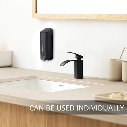 Hotel Wall Mounted Soap Dispenser Bathroom Shampoo Shower Gel Hand Soap Box