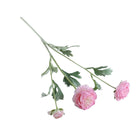 5pcs Artificial Peony Silk Flowers Bouquet Decor Faux Floral Arrangements