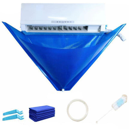 Wash Cover Air Conditioner Cleaning Bags Waterproof Wall Mounted Protectors Kits - Aimall