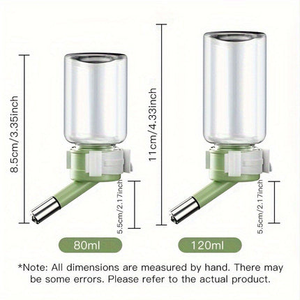 Pet Water Bottle for Hamster Guinea Pig Rabbit Vacuum Drinking Feeder Kettle