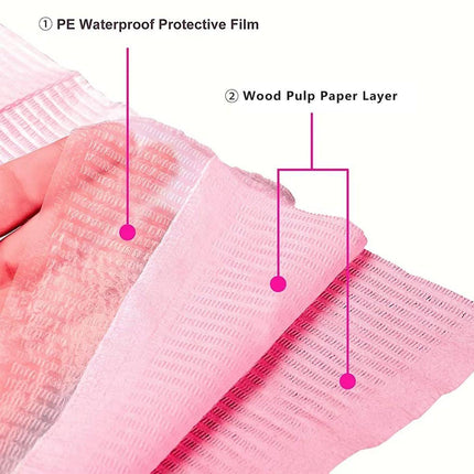 125PCS Disposable Waterproof Tattoo Cleaning Pad Dental Table Cover Film Mat