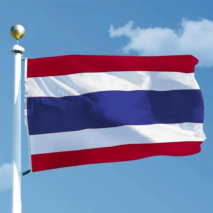 Large Thailand Thai Flag Heavy Duty Outdoor 90 X 150 CM - 3ft x 5ft - Aimall
