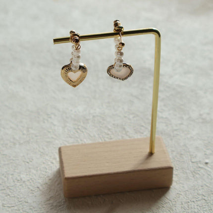Chic Heart Love Stud Earrings Romantic Gift Women Fashion Jewelry Accessory