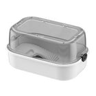 Turtle Tank Home Reptile Habitat Turtle Feeding Box Aquarium Portable Container