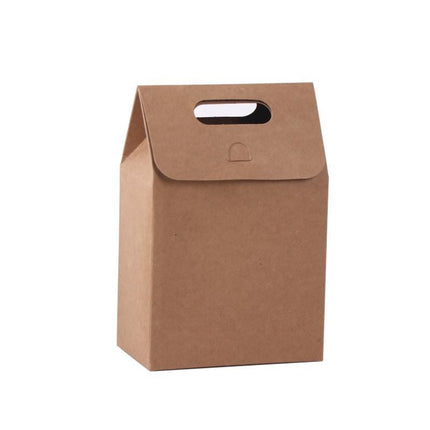 100PCS Christmas Gift Packing Paper Bag Candy Cookie Treat Box Kraft Party Bag - Aimall