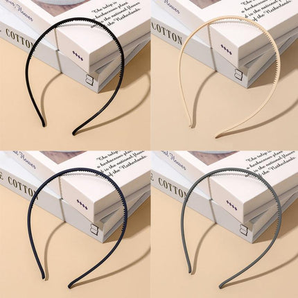 Women Frosted Headband Hairband Lady Hair Hoop Hair Accessories Headwear Decor - Aimall