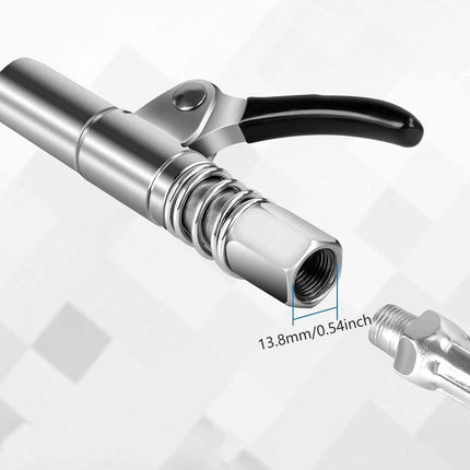 Grease Coupler Heavy-Duty Quick Release Grease Gun Coupler NPTI/8 10000PSI