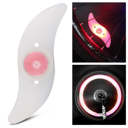 3PCS Mountain Bike Spoke Light Colourful LED Wheel Light Silicone Cycling Gear