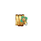 New Chinese Retro Flower Ring Delicate Elegant Design Fashion Jewelry