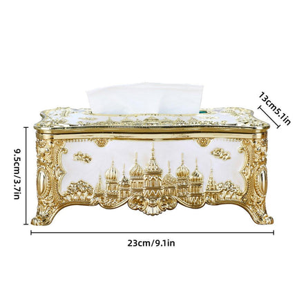 Small Napkin Tissue Box Creative Plastic Desktop Paper Holder Compact Design