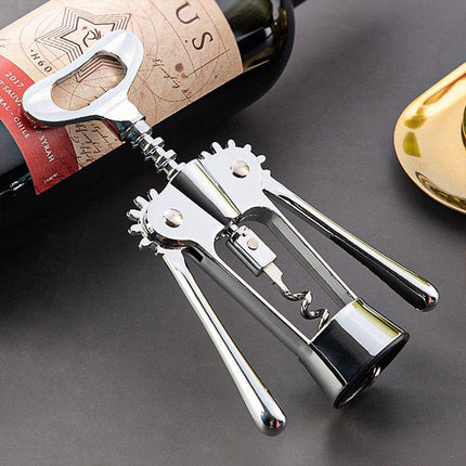 3PCS Wine Bottle Opener Corkscrew Set Kitchen Bar Tools for Easy Opening