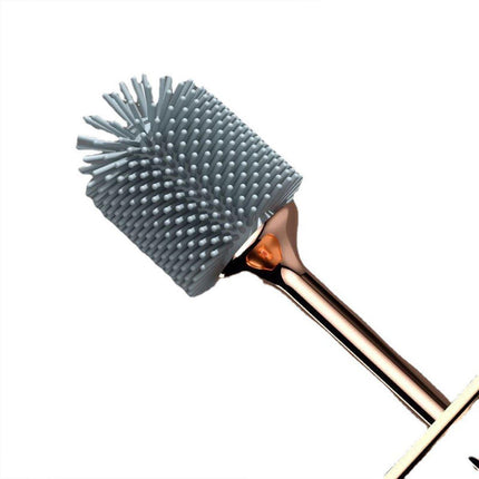 Silicone Toilet Brush Wall-mounted Design for Toilet Cleaning