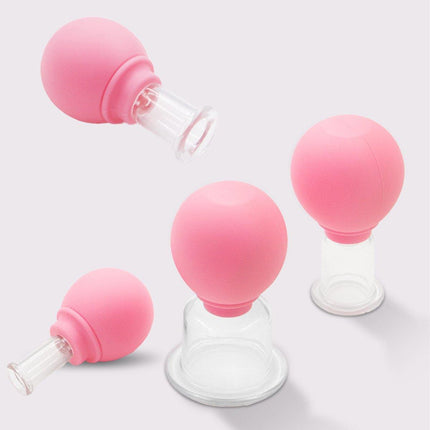 4PCS Facial Cupping Massage Set Vacuum Scraping Lifting Tool for Face Skin Care