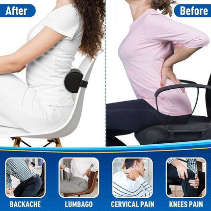 Adjustable Multi-functional Lumbar Support Pillow Small Cylindrical Back Cushion