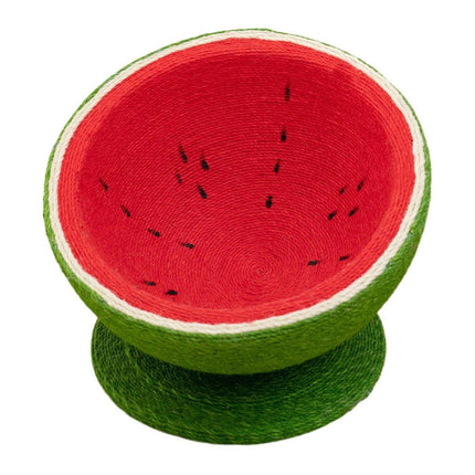 Watermelon Cat Scratching Pot Board All in One Scratcher Toy for Cats Kitten