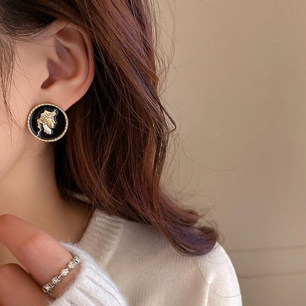 Gorgeous Vintage Black White Earrings Various Styles Women Jewelry Best Gift - Aimall
