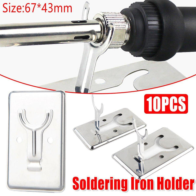 10pcs Soldering Iron Stand Y Type Fixed Plate Holder Soldering Iron Station Set