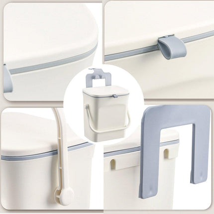 Car Waste Bin Wall Mounted In-Car Garbage Organiser Vehicle Trash Can Holder