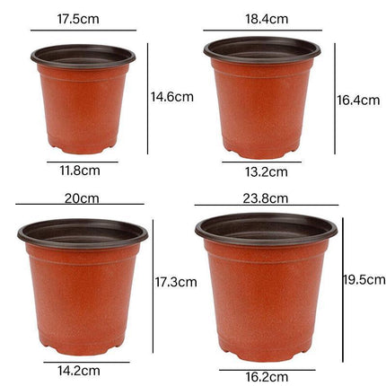 100PCS Plastic Plant Flower Garden Pots Nursery Seedlings Pot Growing Container - Aimall