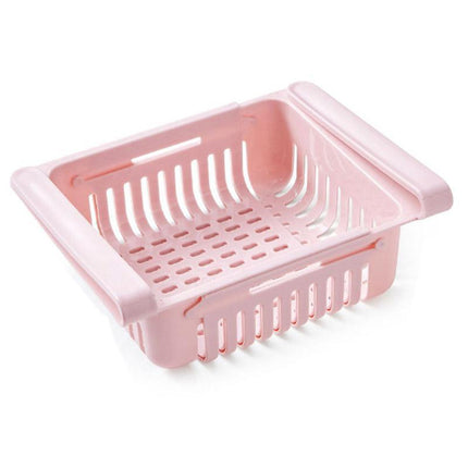 4pcs Fridge Storage Basket Organiser Egg Storage Rack Refrigerator Shelf Bins