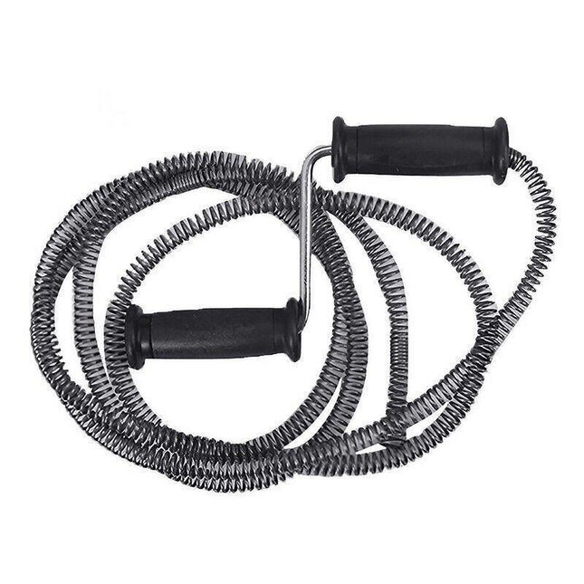 5M Manual Plumber's Drain Snake Cleaner Unblocker for Sink Waste Pipe Sewer - Aimall
