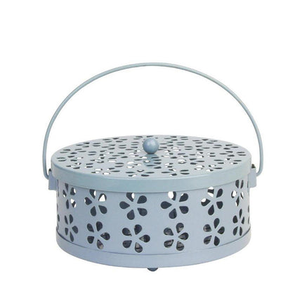 Iron Mosquito Incense Box Fireproof Tray Stand Indoor Household Incense Holder