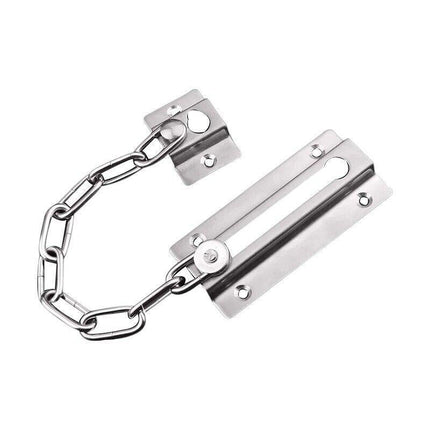 Security Door Chain Home Office Lock Guard Latch Stainless Sliding Fastener - Aimall