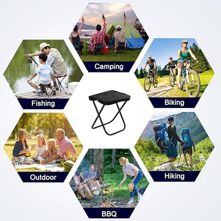 Portable Folding Camping Chair Handbag Stool Lightweight Outdoor Folding Tools