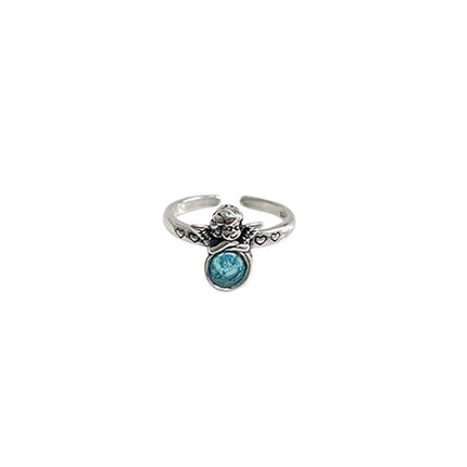 Non-Fading Hip Hop Open Ring for Girls Stylish Adjustable Fashion Jewelry