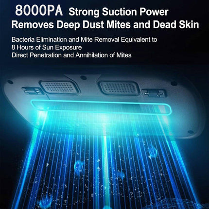 Rechargeable Wireless Mite Removal Vacuum UV Sterilizer Portable Home Bed Clean