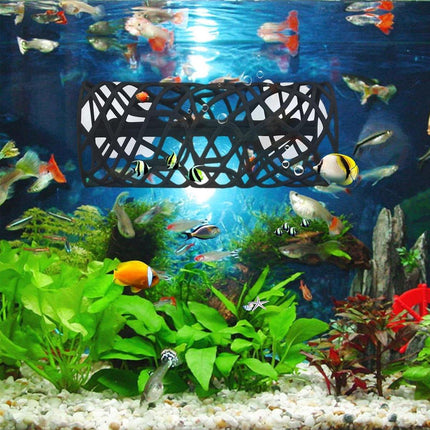 Aquarium Fish Resting Tunnel Hiding House for Betta Shrimp Small Fish Tank Decor
