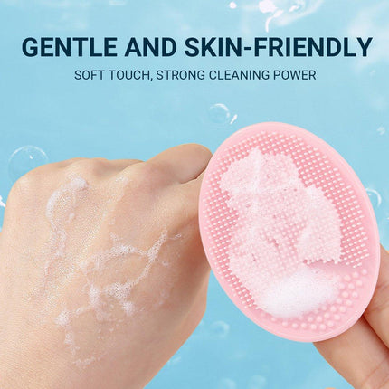 Silicone Face Cleansing Soft Brush Facial Washing Massager Scrubber Cleaner