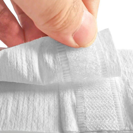50pcs Disposable Velcro Hair Ties Elastic Nonwoven Hair Ties for Beauty Salon